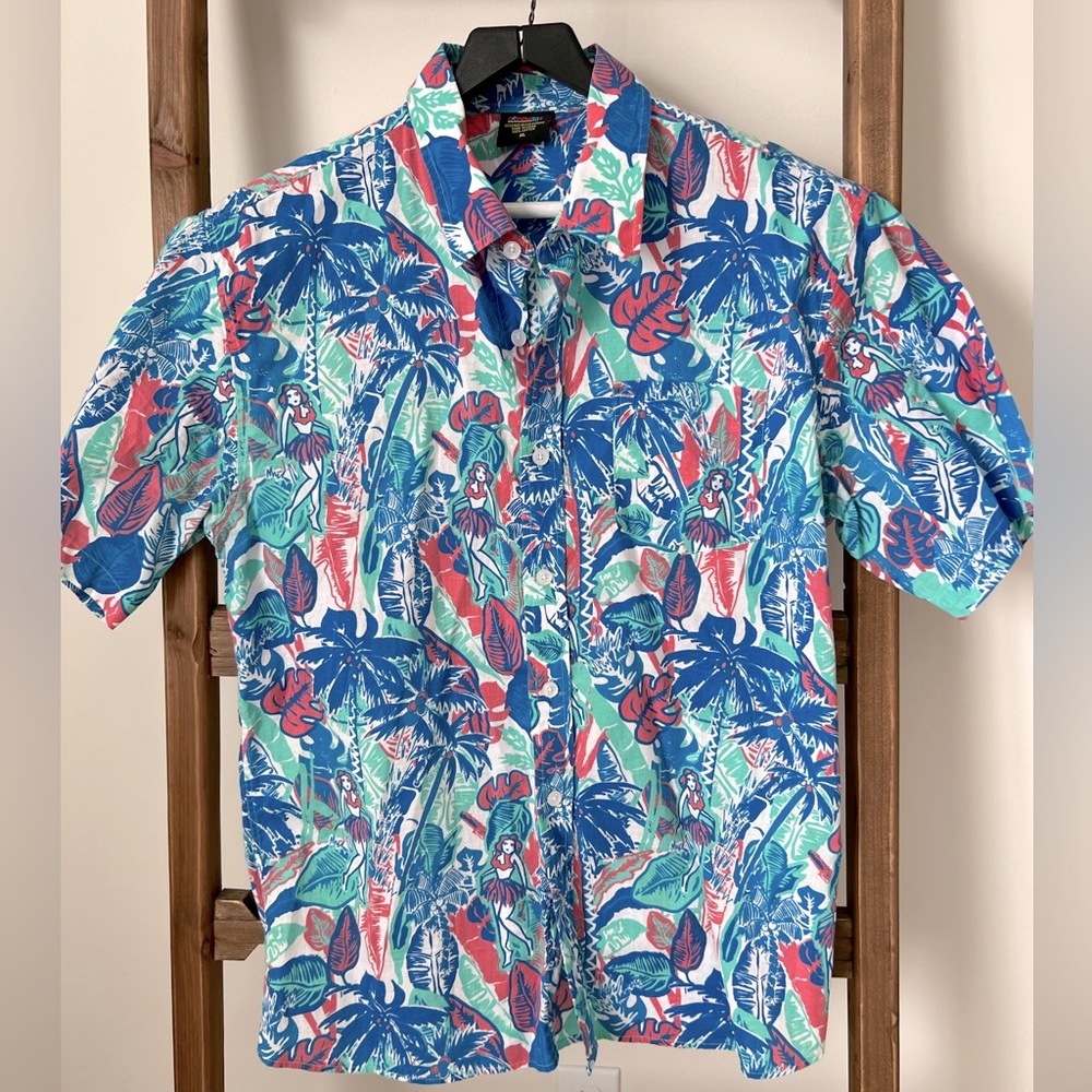 Mens Hawaiian button up